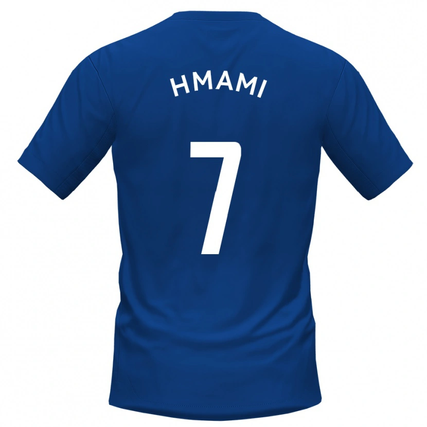 Danxen Mujer Camiseta Josh Hmami #7 Azul Blanco 1ª Equipación 2025/26 La Camisa