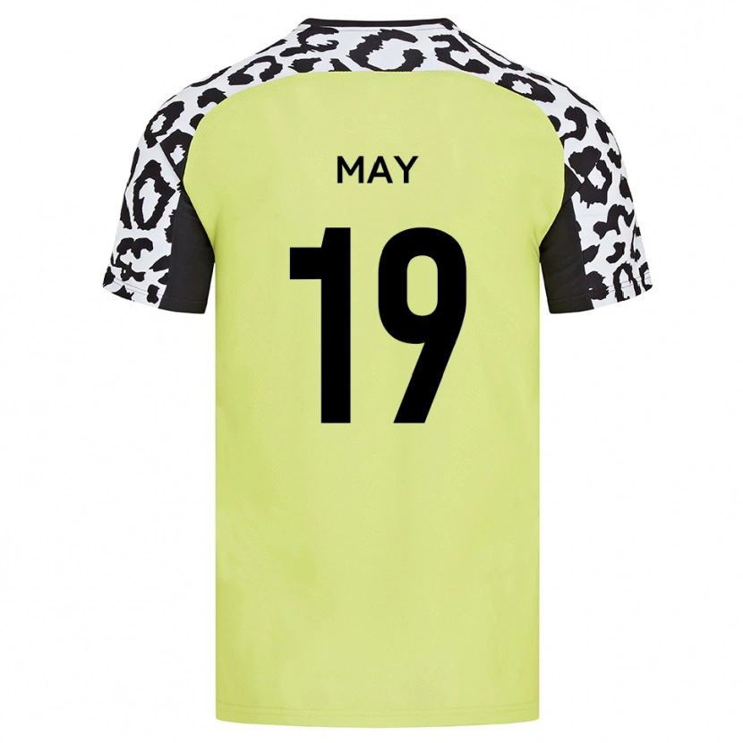 Danxen Mujer Camiseta Adam May #19 Amarillo Fluorescente 1ª Equipación 2025/26 La Camisa