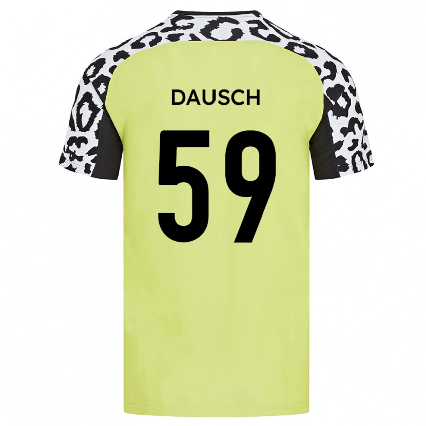 Danxen Mujer Camiseta Aidan Dausch #59 Amarillo Fluorescente 1ª Equipación 2025/26 La Camisa