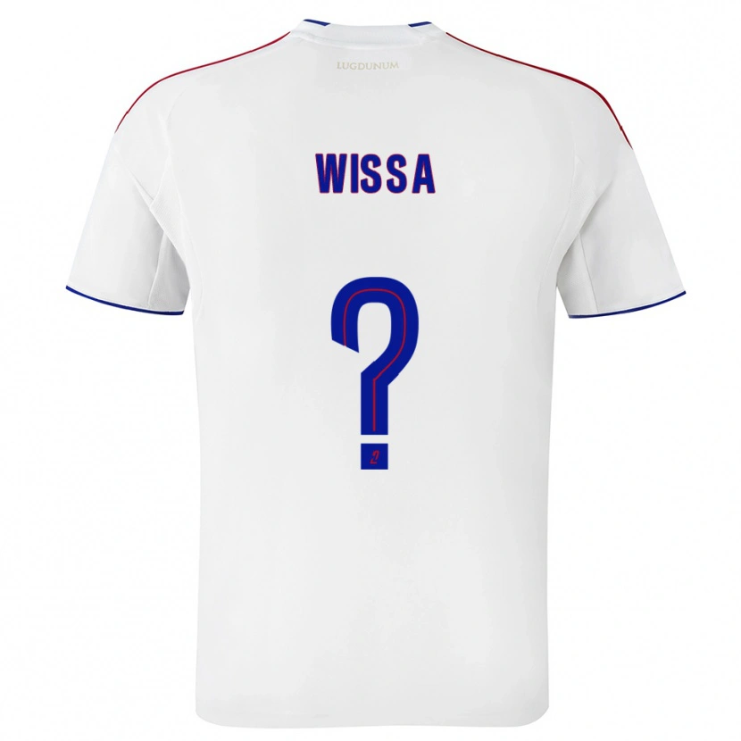 Danxen Mujer Camiseta Eli Wissa #0 Blanco Rojo 1ª Equipación 2025/26 La Camisa