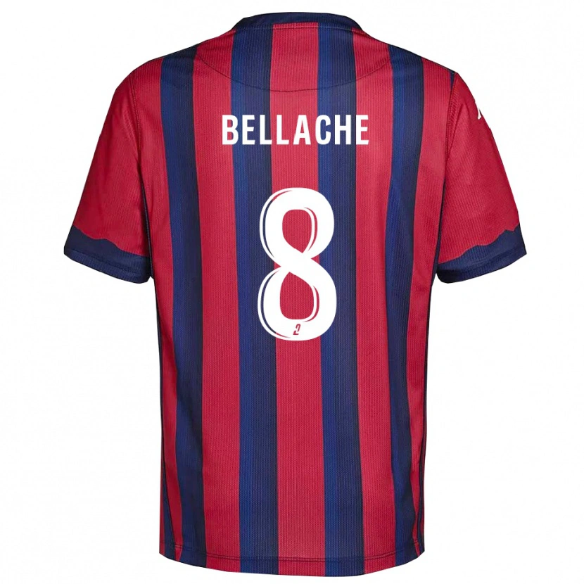 Danxen Mujer Camiseta Yuliwes Bellache #8 Borgoña Azul Marino 1ª Equipación 2025/26 La Camisa