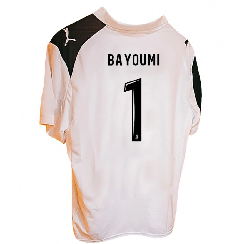 Danxen Mujer Camiseta Gibril Bayoumi #1 Negro Blanco 1ª Equipación 2025/26 La Camisa
