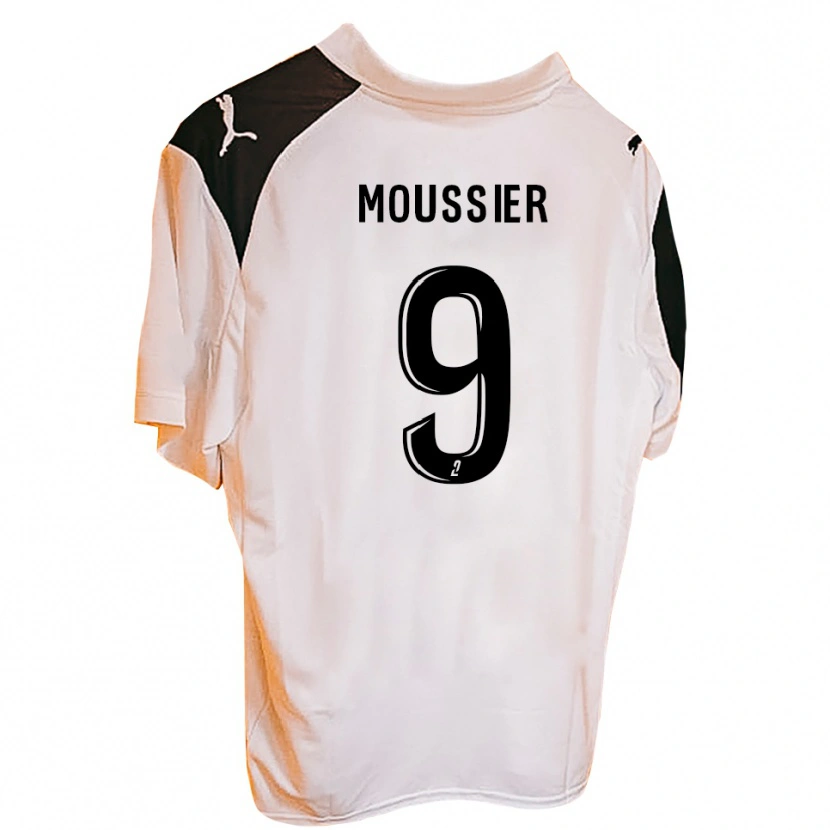 Danxen Mujer Camiseta Louis Moussier #9 Negro Blanco 1ª Equipación 2025/26 La Camisa