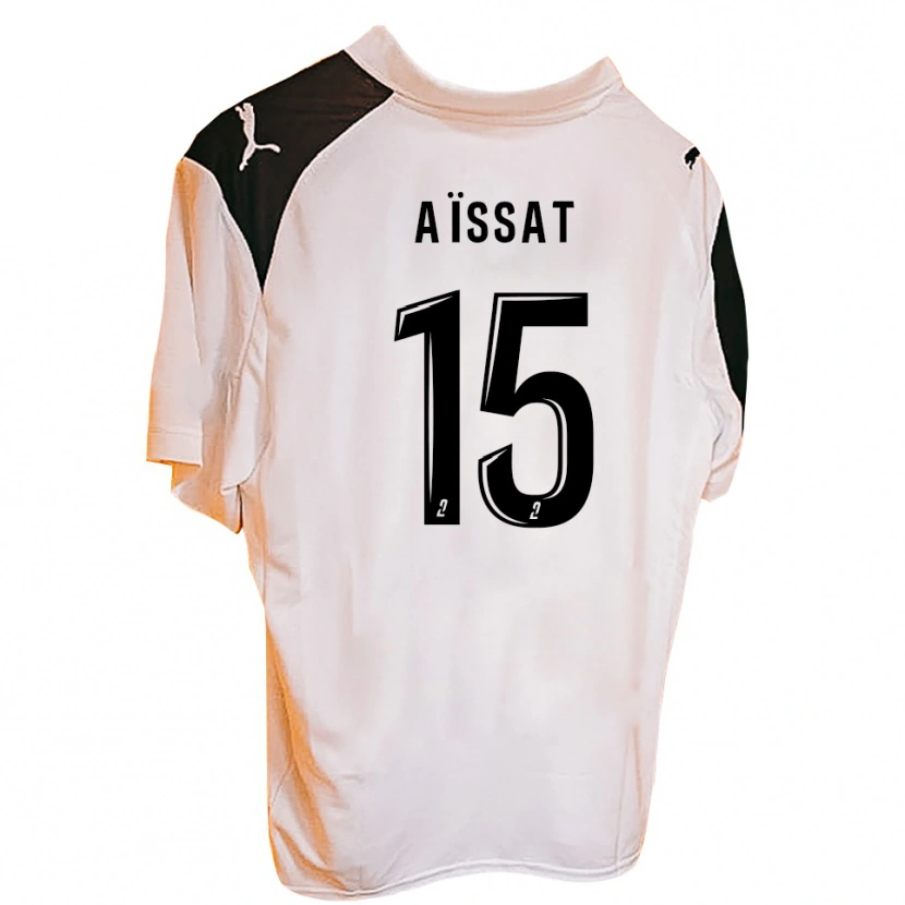 Danxen Mujer Camiseta Oscar Aïssat #15 Negro Blanco 1ª Equipación 2025/26 La Camisa