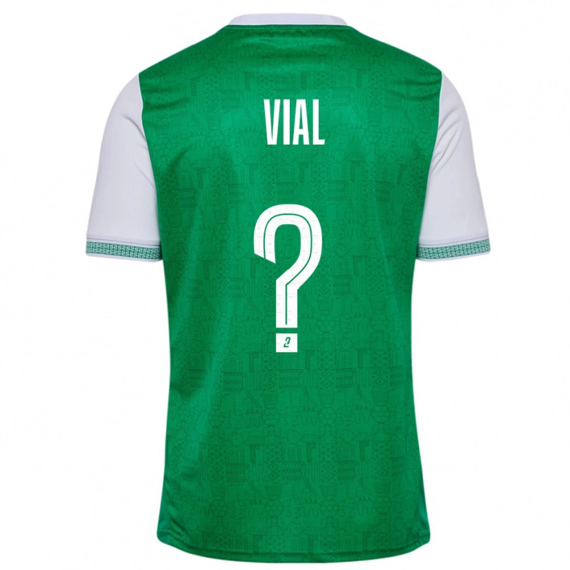 Danxen Mujer Camiseta Lorik Vial #0 Verde Blanco 1ª Equipación 2025/26 La Camisa