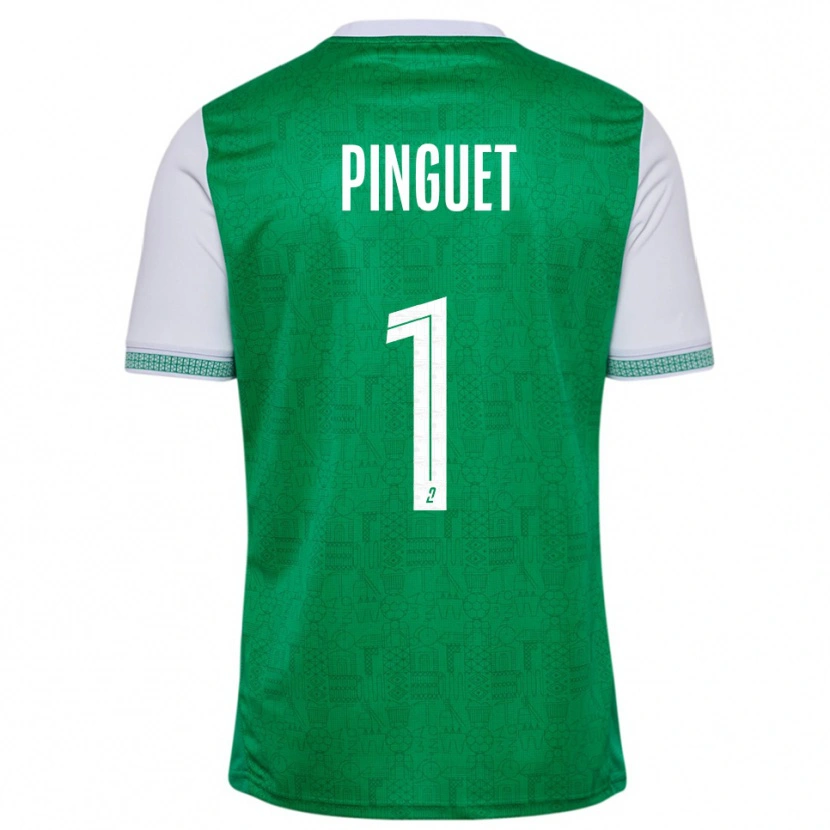 Danxen Mujer Camiseta Alice Pinguet #1 Verde Blanco 1ª Equipación 2025/26 La Camisa