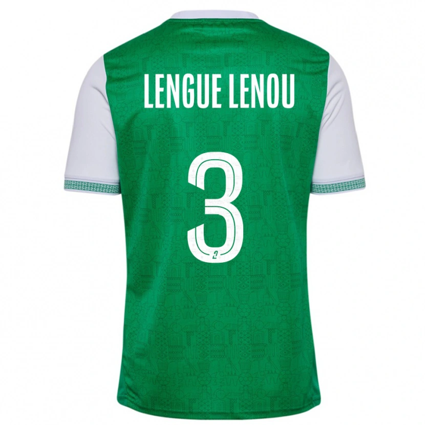 Danxen Mujer Camiseta Maxime Lengue Lenou #3 Verde Blanco 1ª Equipación 2025/26 La Camisa
