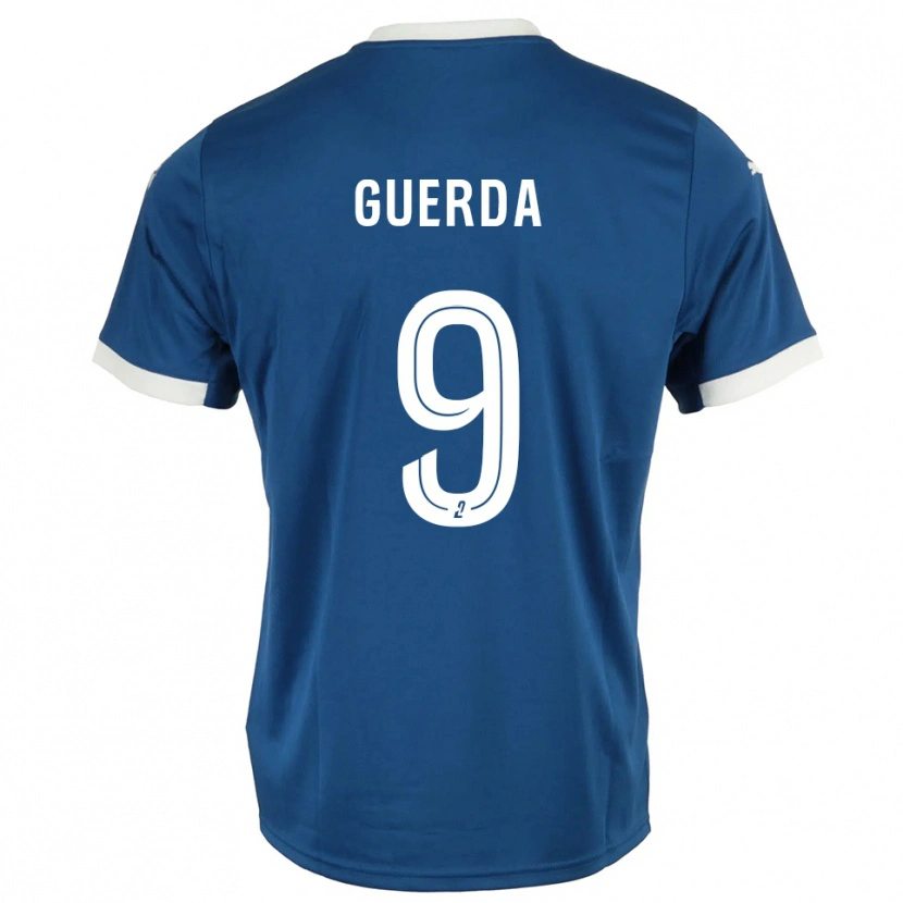 Danxen Mujer Camiseta Rylan Guerda #9 Azul Blanco 1ª Equipación 2025/26 La Camisa