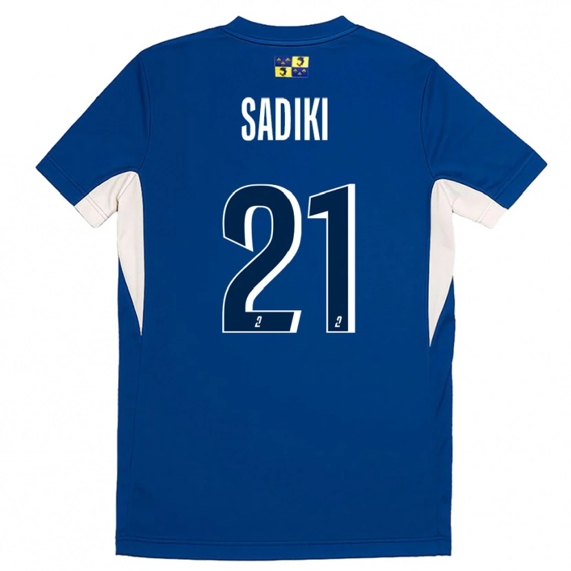 Danxen Mujer Camiseta Nehla Sadiki #21 Azul Azul Marino 1ª Equipación 2025/26 La Camisa