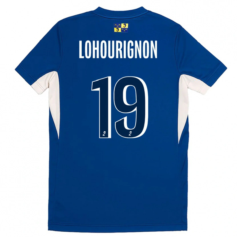 Danxen Mujer Camiseta Ndeye Lohourignon #19 Azul Azul Marino 1ª Equipación 2025/26 La Camisa