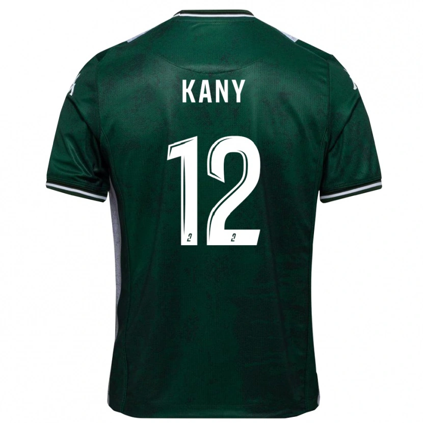 Danxen Mujer Camiseta Vincent Kany #12 Verde Blanco 1ª Equipación 2025/26 La Camisa