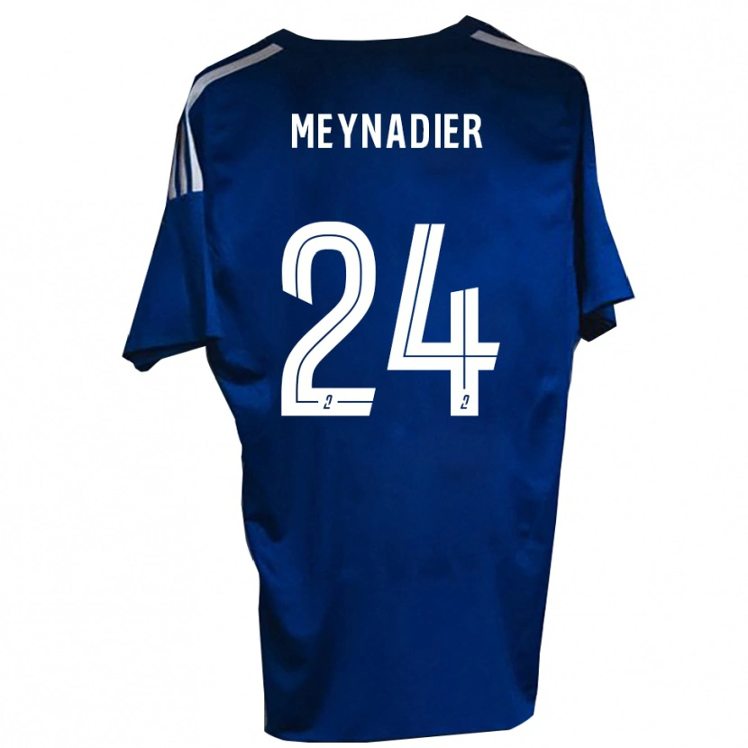 Danxen Mujer Camiseta Tom Meynadier #24 Azul Blanco 1ª Equipación 2025/26 La Camisa