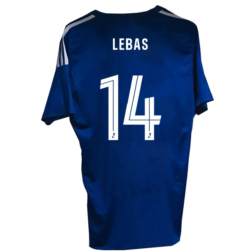 Danxen Mujer Camiseta Victor Lebas #14 Azul Blanco 1ª Equipación 2025/26 La Camisa