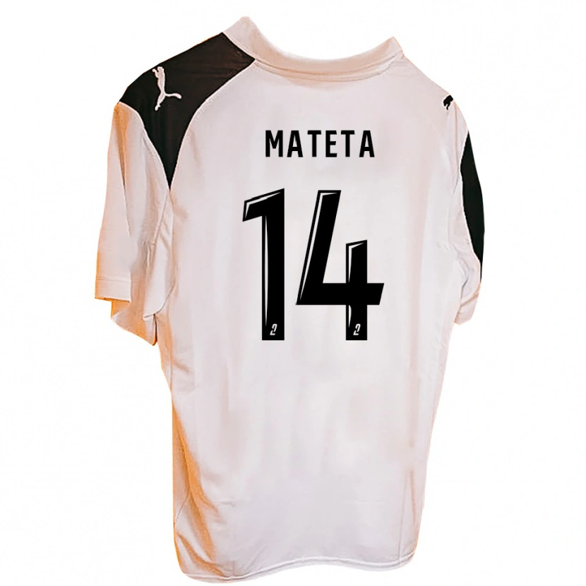 Danxen Mujer Camiseta Aristide Mateta #14 Naranja Negro 1ª Equipación 2025/26 La Camisa
