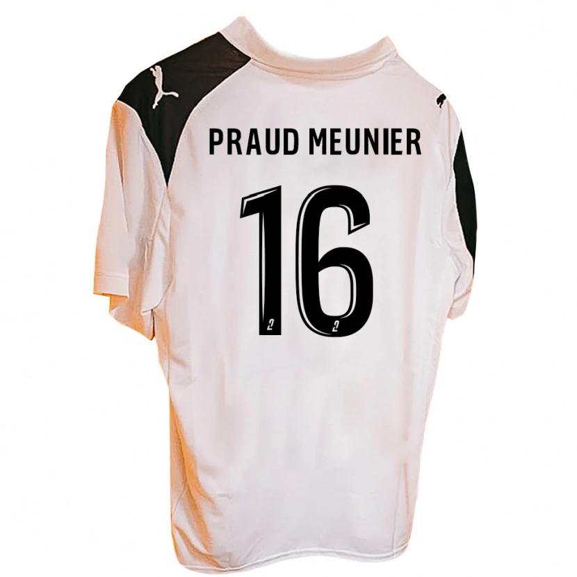 Danxen Mujer Camiseta Nolhan Praud Meunier #16 Naranja Negro 1ª Equipación 2025/26 La Camisa