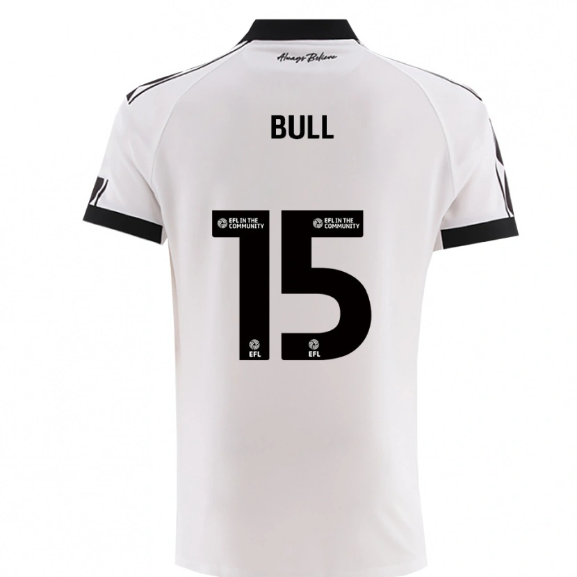 Danxen Mujer Camiseta Jasmine Bull #15 Blanco Negro 2ª Equipación 2025/26 La Camisa