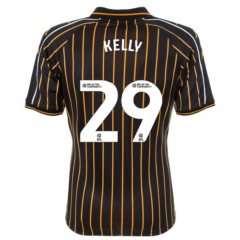 Danxen Mujer Camiseta Ace Kelly #29 Blanco Negro 2ª Equipación 2025/26 La Camisa