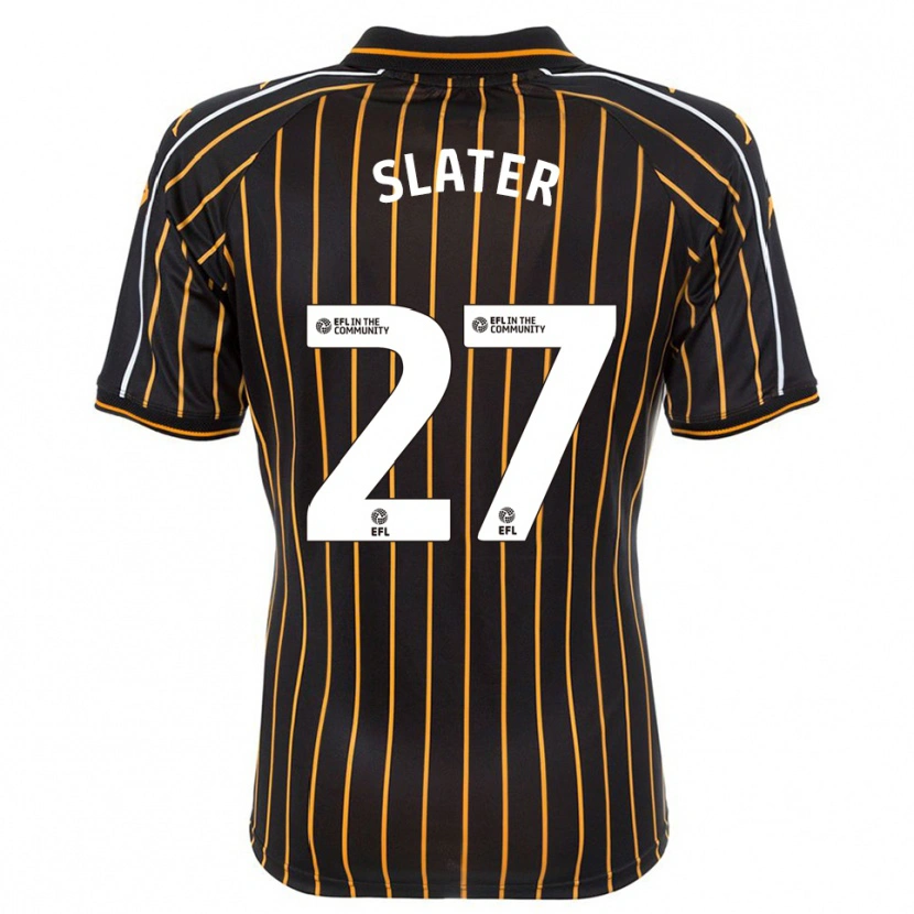 Danxen Mujer Camiseta Regan Slater #27 Blanco Negro 2ª Equipación 2025/26 La Camisa