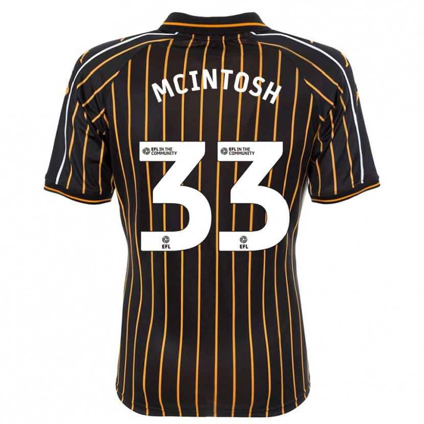 Danxen Mujer Camiseta Lucy Mcintosh #33 Blanco Negro 2ª Equipación 2025/26 La Camisa