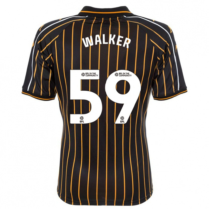 Danxen Mujer Camiseta Coist Walker #59 Blanco Negro 2ª Equipación 2025/26 La Camisa