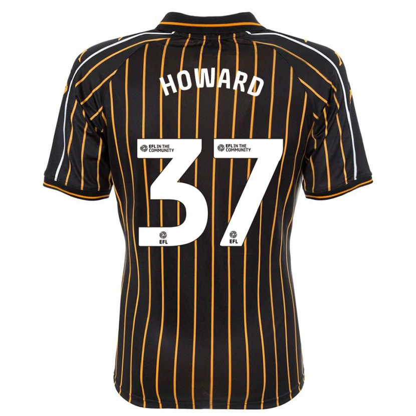 Danxen Mujer Camiseta Scarlet Howard #37 Blanco Negro 2ª Equipación 2025/26 La Camisa