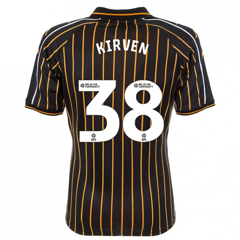 Danxen Mujer Camiseta Tess Kirven #38 Blanco Negro 2ª Equipación 2025/26 La Camisa