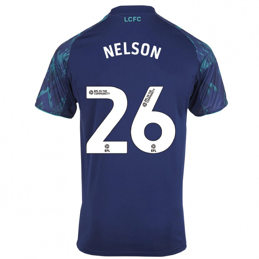 Danxen Mujer Camiseta Ben Nelson #26 Azul Marino Verde Blanco 2ª Equipación 2025/26 La Camisa