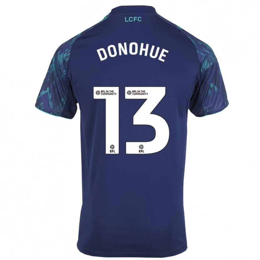 Danxen Mujer Camiseta Jake Donohue #13 Azul Marino Verde Blanco 2ª Equipación 2025/26 La Camisa