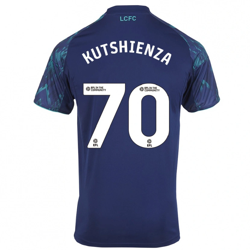 Danxen Mujer Camiseta Jesper Kutshienza #70 Azul Marino Verde Blanco 2ª Equipación 2025/26 La Camisa