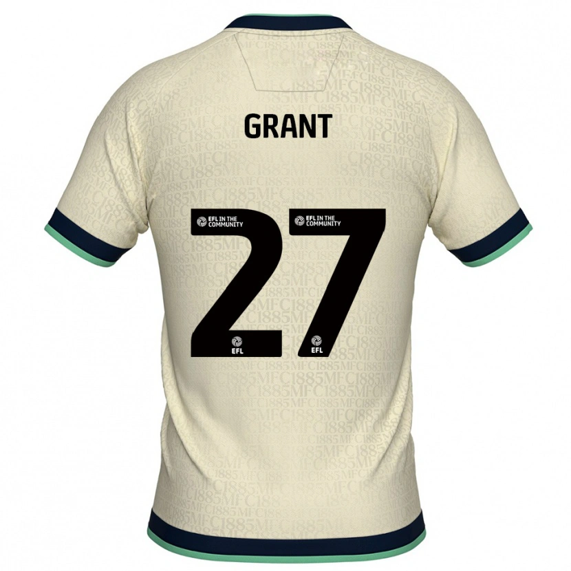 Danxen Mujer Camiseta Kamarl Grant #27 Champán Azul Marino 2ª Equipación 2025/26 La Camisa