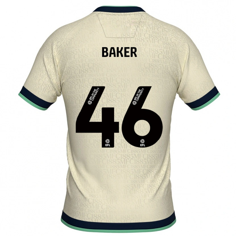 Danxen Mujer Camiseta Frankie Baker #46 Champán Azul Marino 2ª Equipación 2025/26 La Camisa