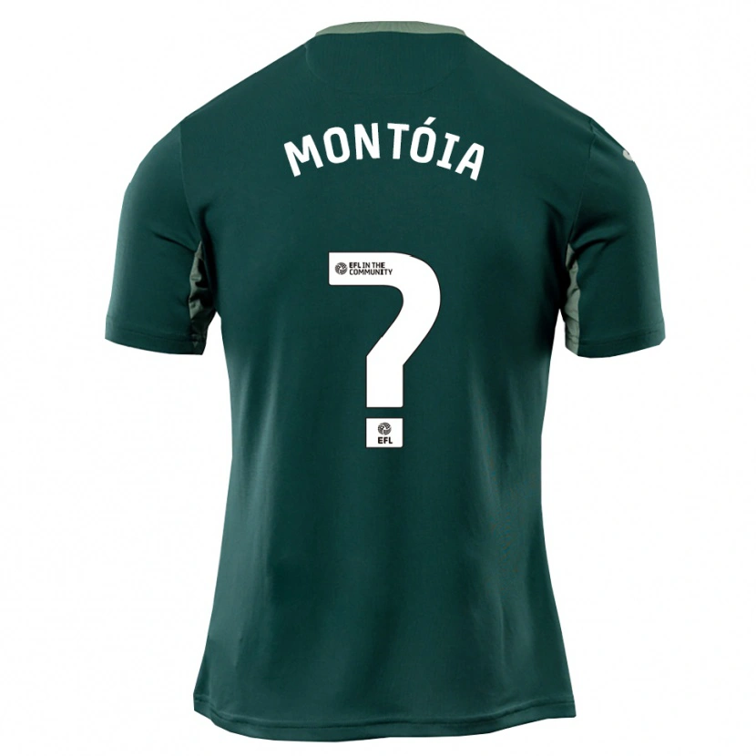 Danxen Mujer Camiseta Guilherme Montóia #0 Verde Blanco Púrpura 2ª Equipación 2025/26 La Camisa