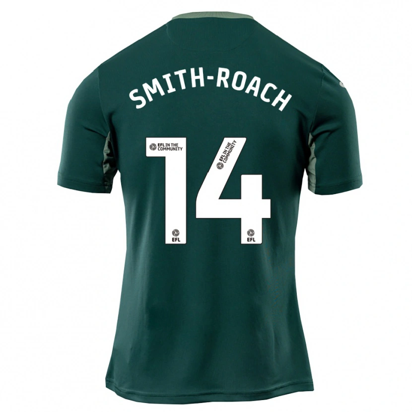 Danxen Mujer Camiseta Rio Smith-Roach #14 Verde Blanco Púrpura 2ª Equipación 2025/26 La Camisa