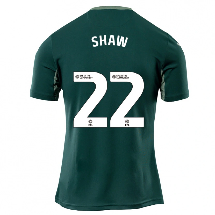 Danxen Mujer Camiseta Shannon Shaw #22 Verde Blanco Púrpura 2ª Equipación 2025/26 La Camisa