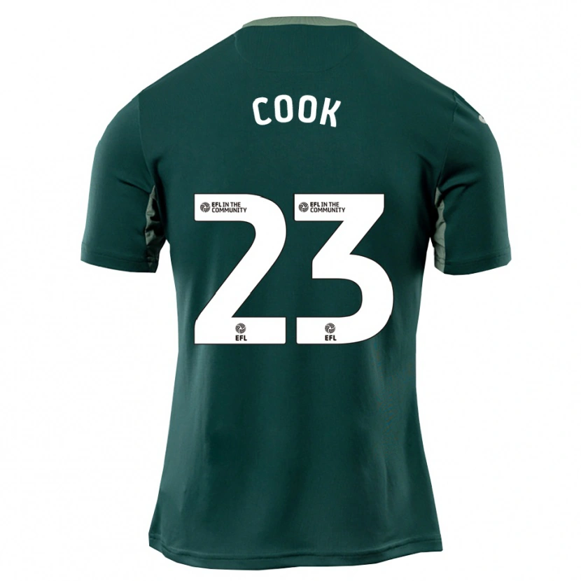 Danxen Mujer Camiseta Olivia Cook #23 Verde Blanco Púrpura 2ª Equipación 2025/26 La Camisa