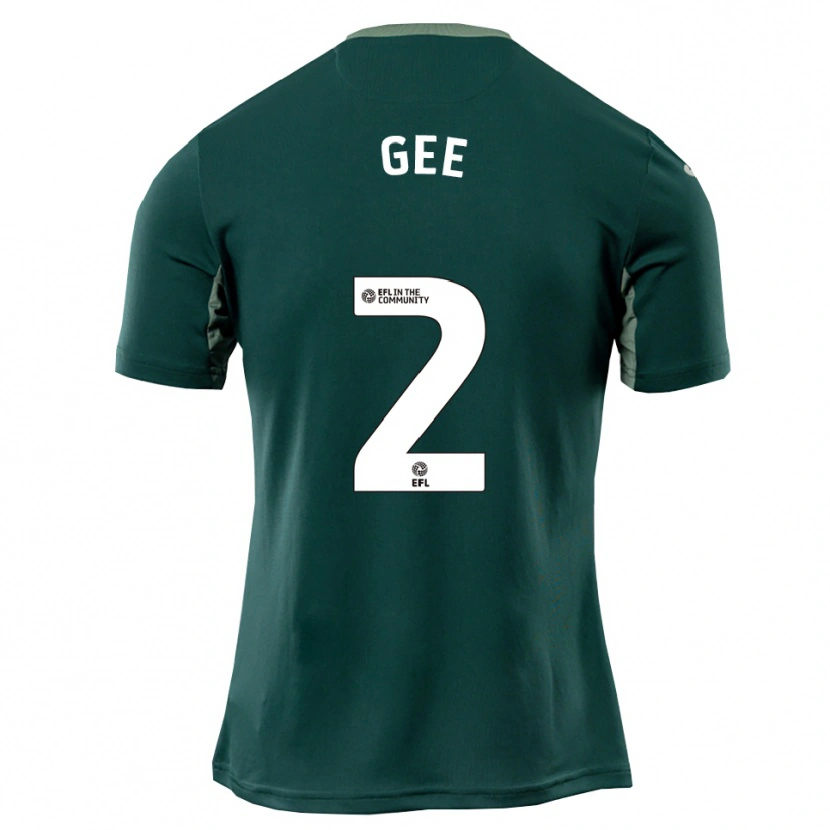 Danxen Mujer Camiseta Billy Gee #2 Verde Blanco Púrpura 2ª Equipación 2025/26 La Camisa