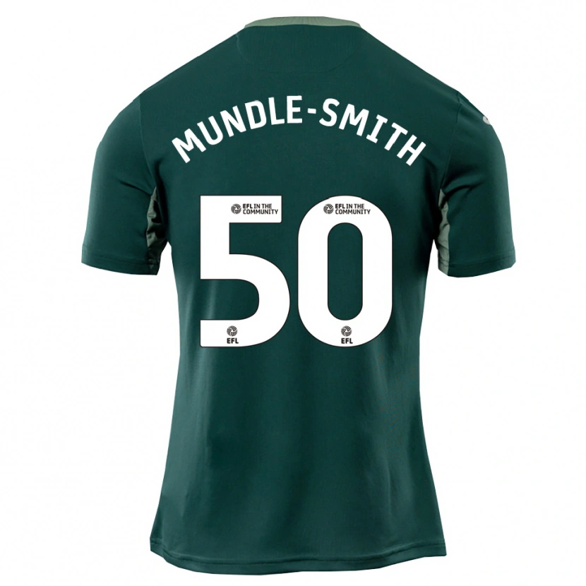 Danxen Mujer Camiseta Errol Mundle-Smith #50 Verde Blanco Púrpura 2ª Equipación 2025/26 La Camisa