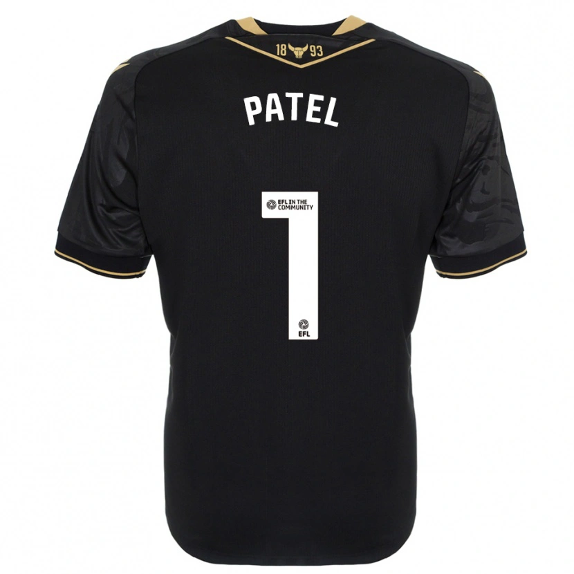 Danxen Mujer Camiseta Ajae Patel #1 Negro Oro 2ª Equipación 2025/26 La Camisa