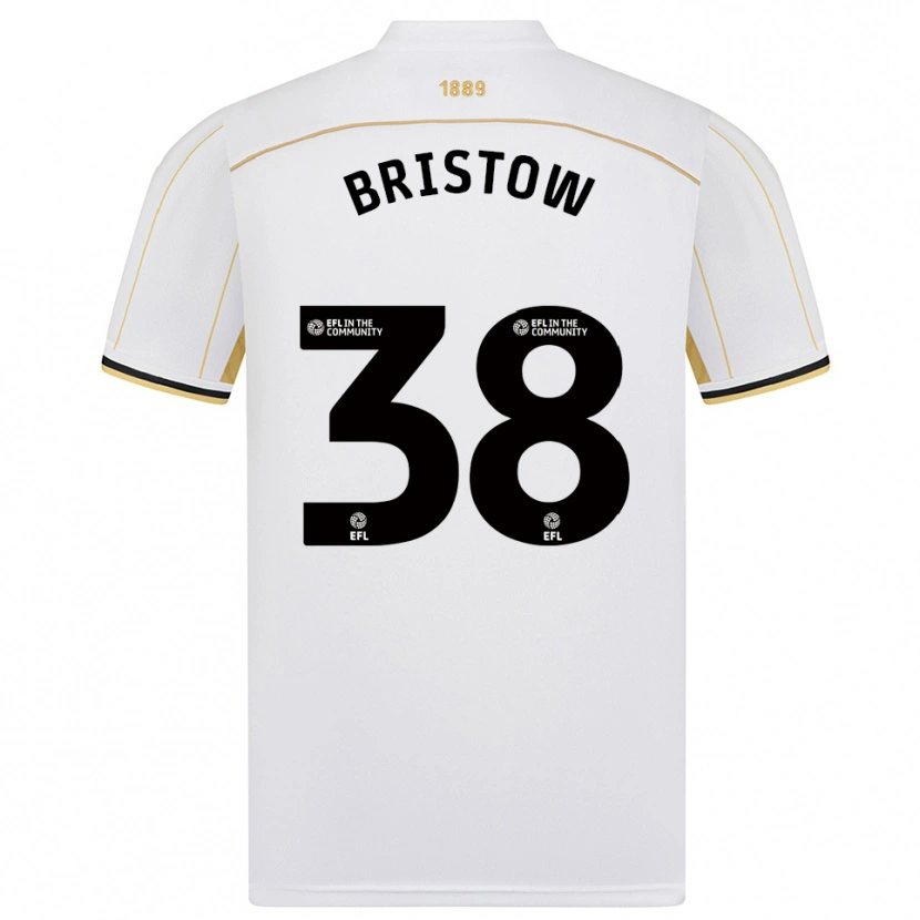 Danxen Mujer Camiseta Tilly Bristow #38 Blanco Oro 2ª Equipación 2025/26 La Camisa