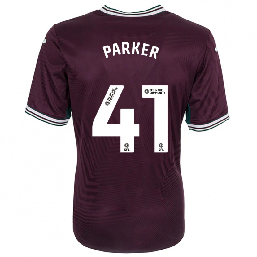 Danxen Mujer Camiseta Sam Parker #41 Rojo Óxido Blanco 2ª Equipación 2025/26 La Camisa