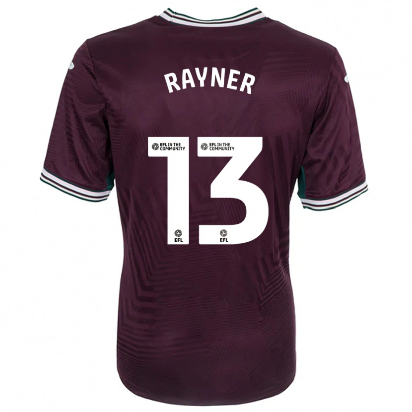 Danxen Mujer Camiseta Opal Rayner #13 Rojo Óxido Blanco 2ª Equipación 2025/26 La Camisa