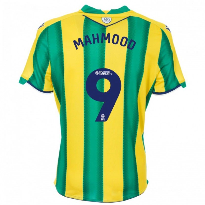 Danxen Mujer Camiseta Mariam Mahmood #9 Amarillo Verde 2ª Equipación 2025/26 La Camisa