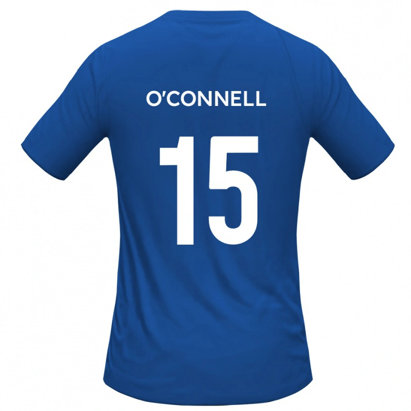 Danxen Mujer Camiseta Charlie O'connell #15 Azul Celeste 2ª Equipación 2025/26 La Camisa