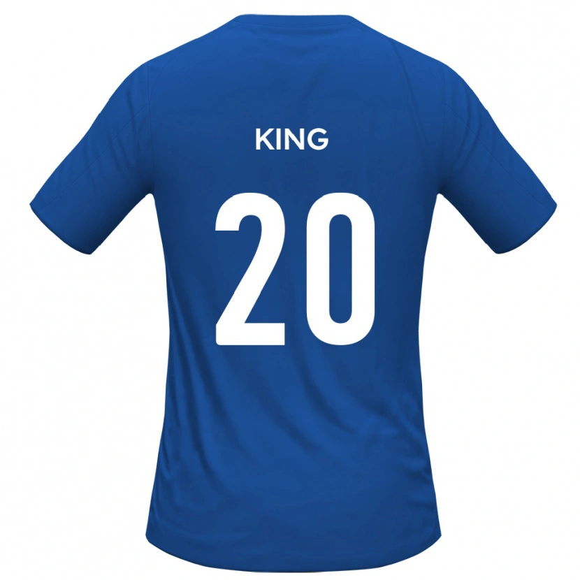 Danxen Mujer Camiseta Jeff King #20 Azul Celeste 2ª Equipación 2025/26 La Camisa