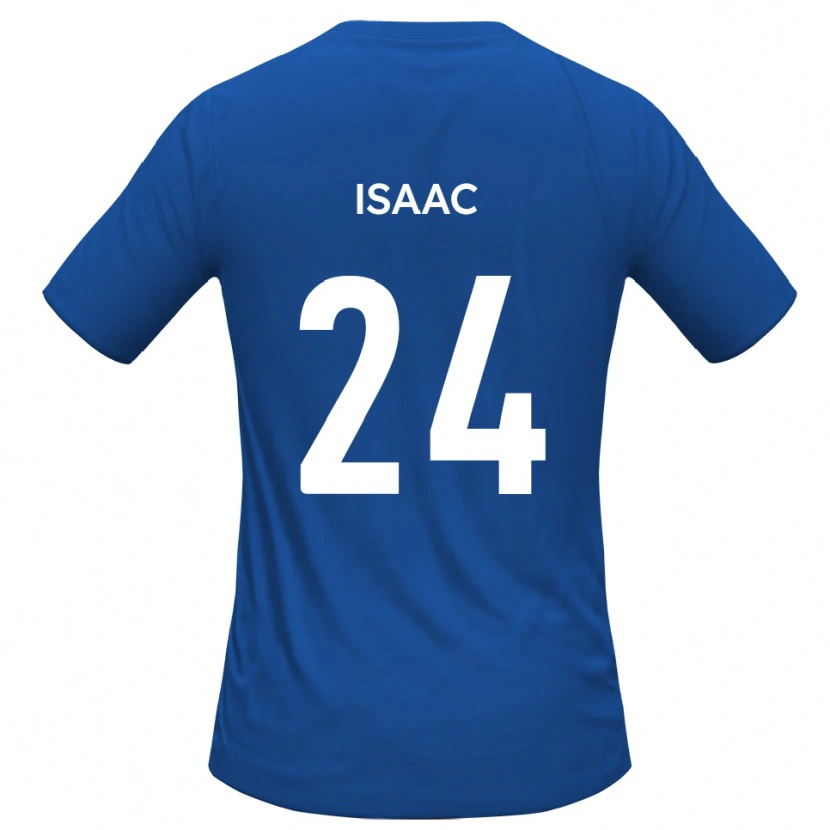 Danxen Mujer Camiseta Daniel Isaac #24 Azul Celeste 2ª Equipación 2025/26 La Camisa