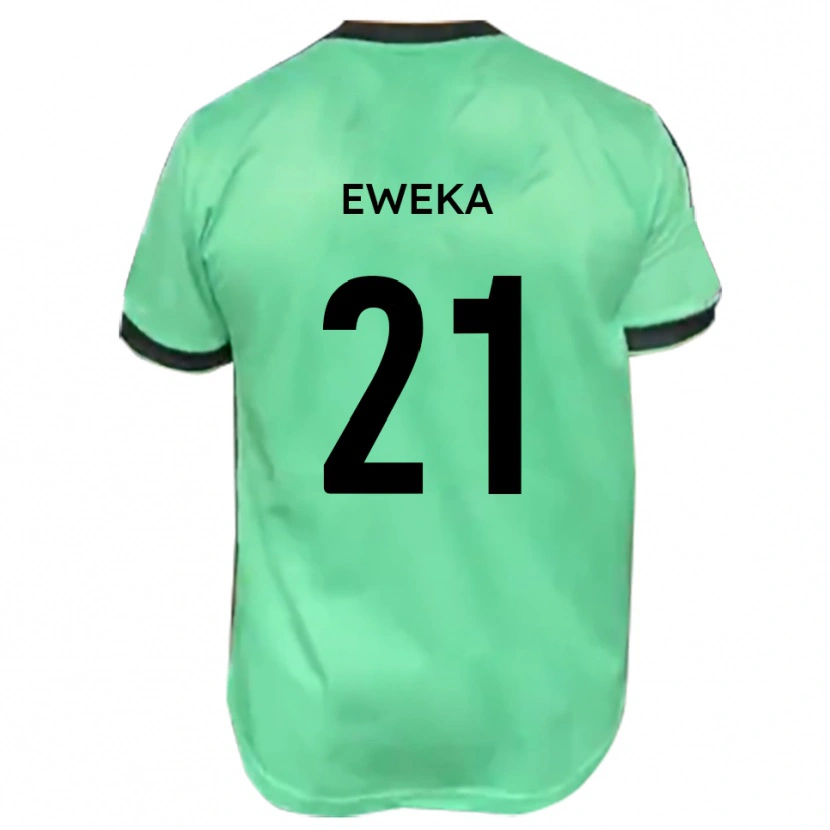 Danxen Mujer Camiseta Temi Eweka #21 Turquesa Negro 2ª Equipación 2025/26 La Camisa