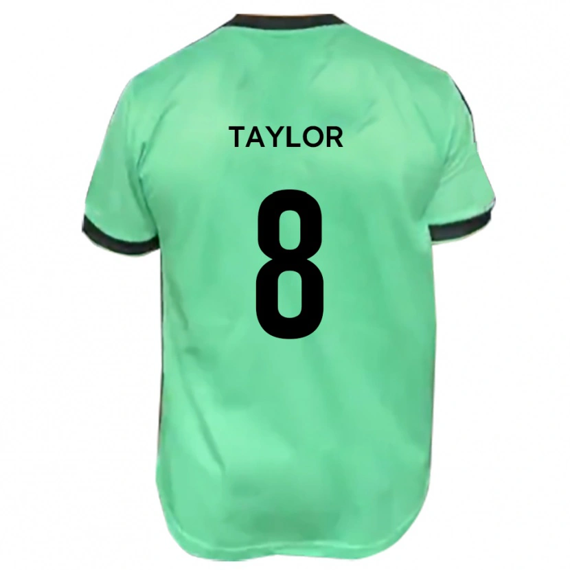 Danxen Mujer Camiseta Jake Taylor #8 Turquesa Negro 2ª Equipación 2025/26 La Camisa