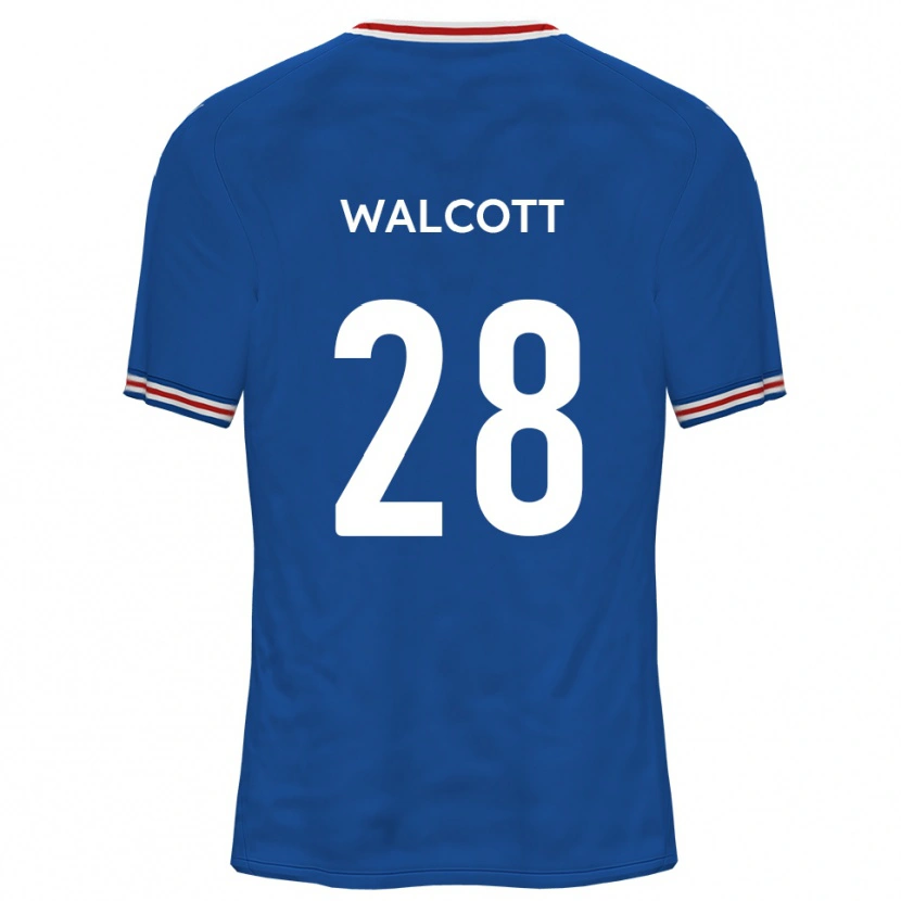 Danxen Mujer Camiseta Malachi Fagan-Walcott #28 Azul Dodgers 2ª Equipación 2025/26 La Camisa