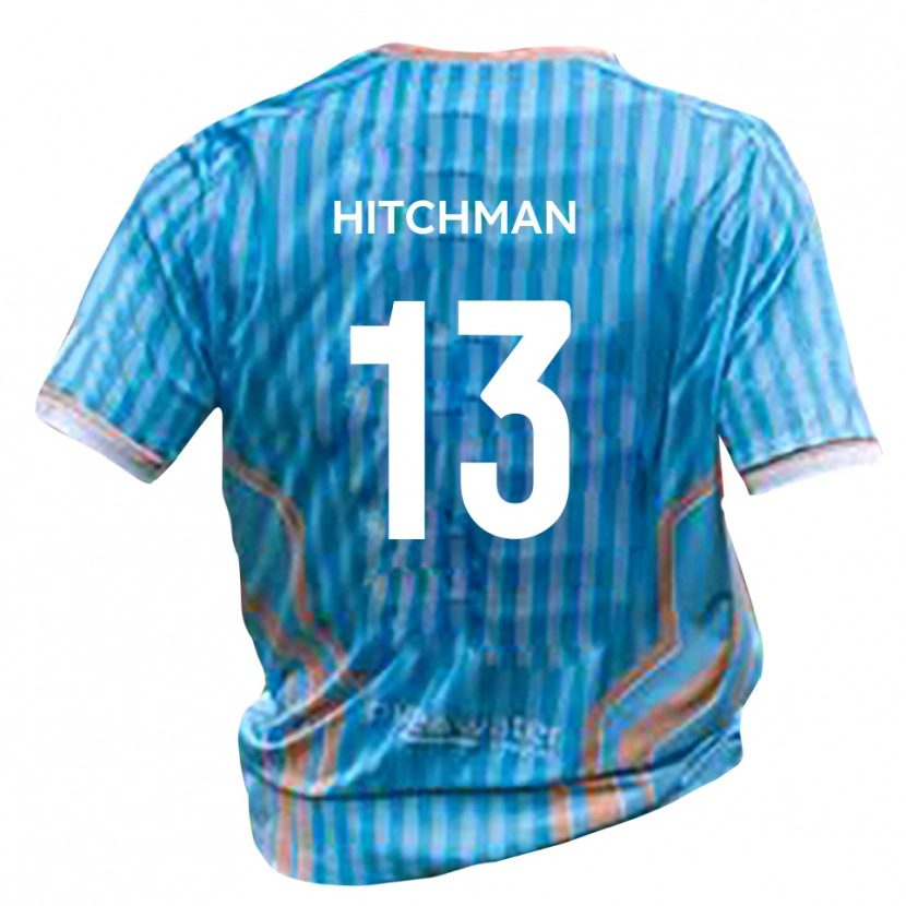 Danxen Mujer Camiseta Jack Hitchman #13 Negro Oro 2ª Equipación 2025/26 La Camisa