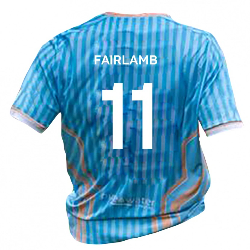 Danxen Mujer Camiseta Luke Fairlamb #11 Negro Oro 2ª Equipación 2025/26 La Camisa